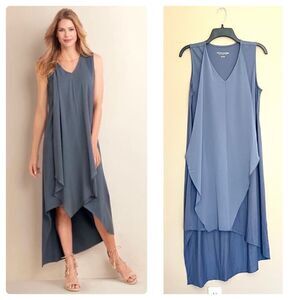Soft Surroundings Amalfi Layered Midi Dress